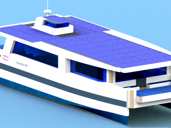 DU THUYỀN ĐA DỤNG HAI THÂN NĂNG LƯỢNG ĐIỆN